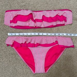 👙Jessica Simpson Pink Seersucker Bikini👙